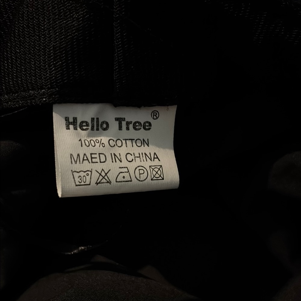 Hello Tree Patchwork Denim Bucket Hat - image 4